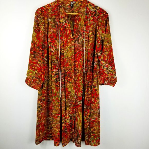 Kut From The Kloth Nora Print Flowy Dress - Picture 1 of 7
